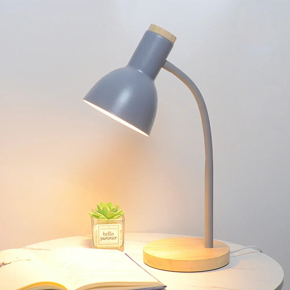 BowLift | Autumn and Winter Lighting | Nordic Creative Wood Art Iron LED Desk Lamp - Moxie
