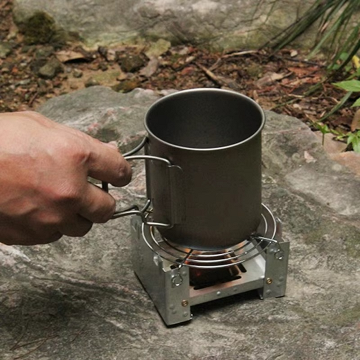 BowLift | Ultra-Light Folding Pocket Stove – Compact, Durable Outdoor Iron Wood Burner