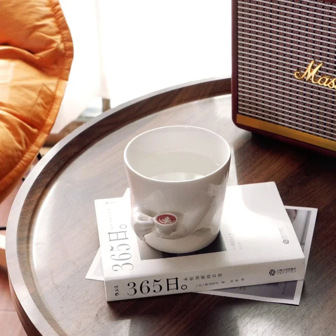BowLift | Cute Mug-in-Mug Korean Style Coffee Cup