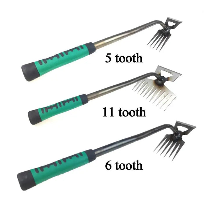 BowLift | Raveta Garden rake | Robust steel tines | Ergonomic handle | Effective against weeds & leaves
