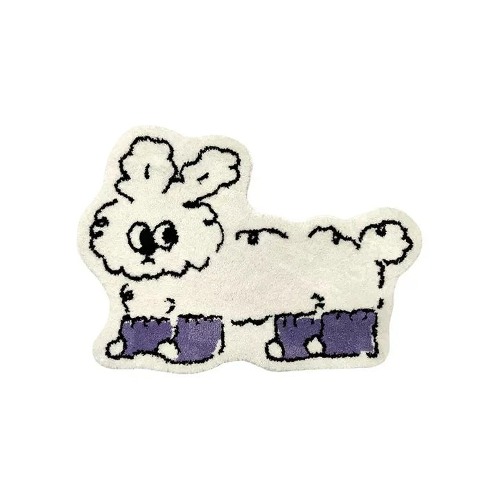 Angry Rabbit Rug | Bowlift