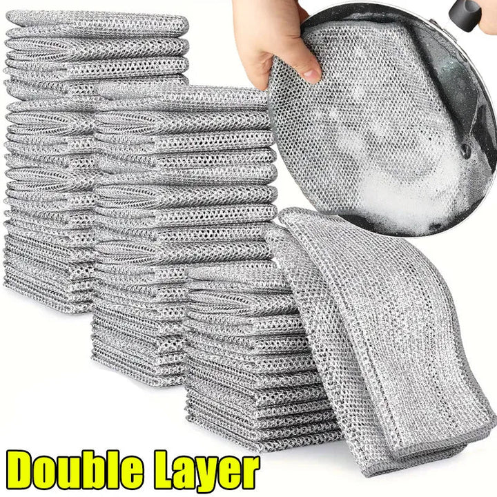 Metal scouring cloth – Double-sided for kitchen | Bowlift