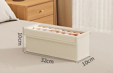 BowLift | Neatvero Storage Box | Foldable & Washable | Breathable & Stable | For Socks & Underwear