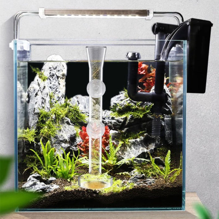 BowLift | Transparent Aquarium Glass Tube Fish Feeder