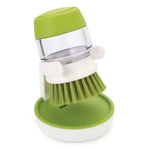 Dish brush with soap dispenser & holder | Eco-friendly plastic | Bowlift