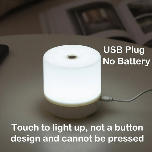 BowLift | Creative USB Nightstand Lamp - Touch-Dimming LED Night Light for Bedroom & Student Dormitory