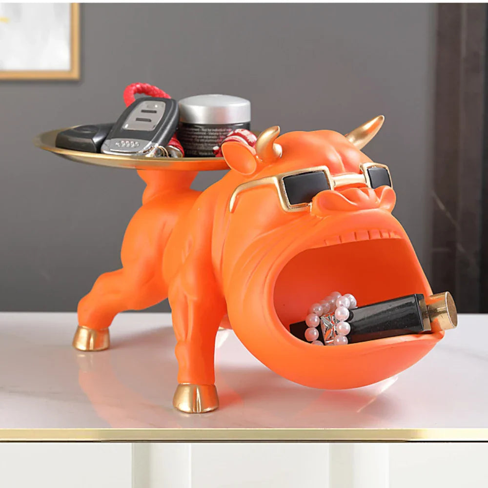 Fancy Bull Decorative Key Holder | Bowlift