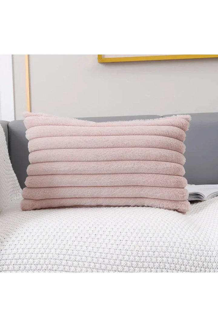 White plush pillow cover | Bowlift
