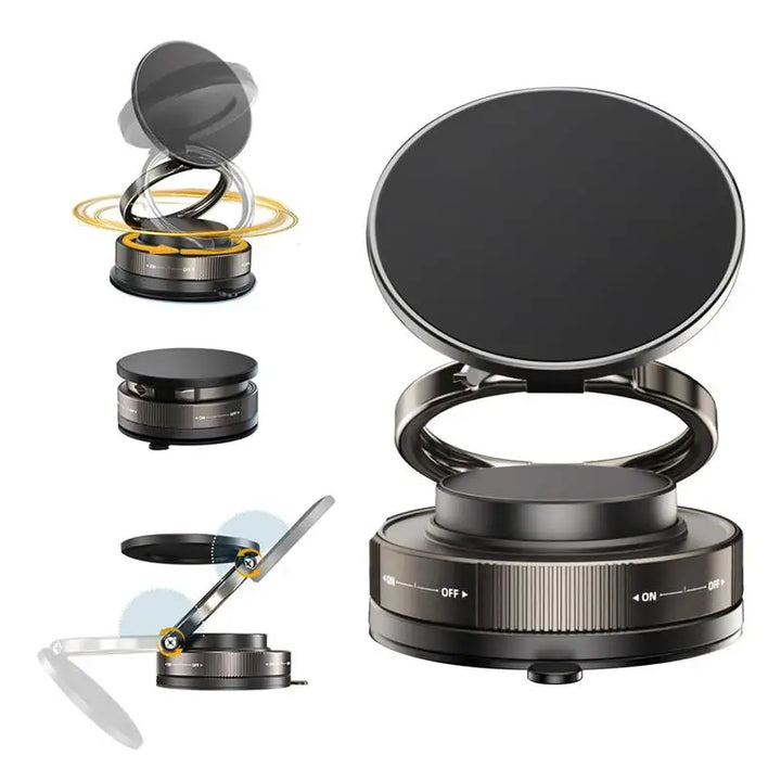 BowLift | 360° Rotatable Suction Magnetic Car Phone Holder