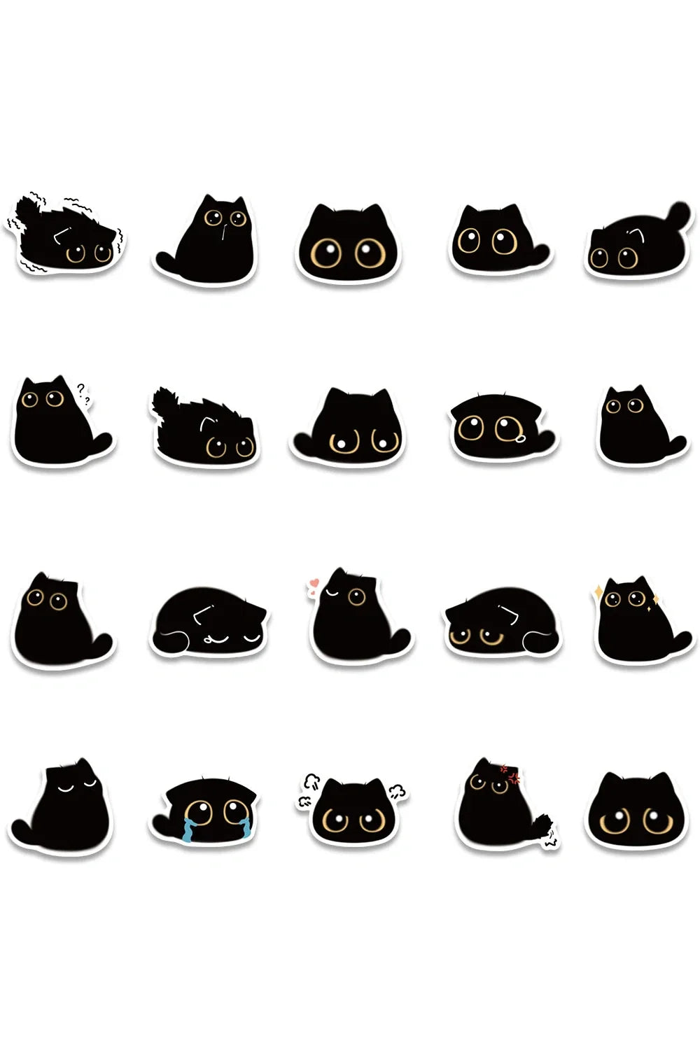 Black Cat Stickers | Bowlift