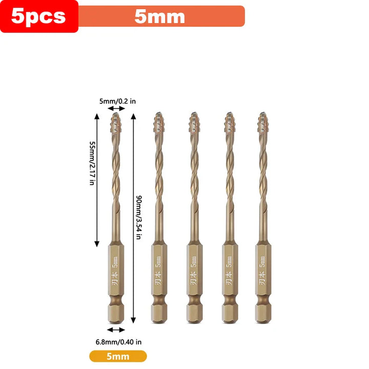BowLift | Titanium Steel Cross Drill Bit
