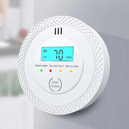 VeiligWoon CO and Smoke Detector – Wireless with LCD Screen and Alarm | Bowlift