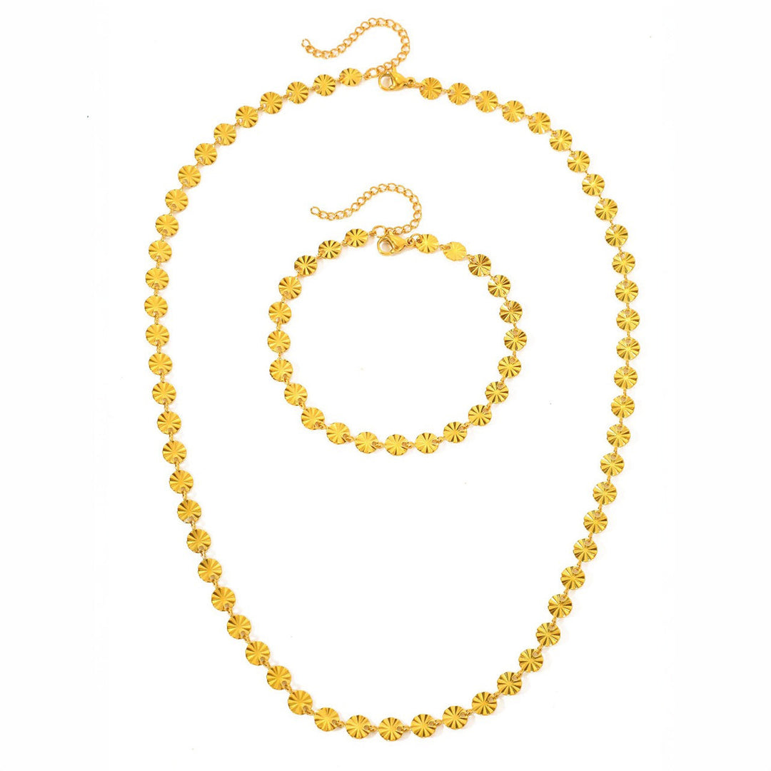 BowLift | Circle Spiral Bracelet and Necklace Set