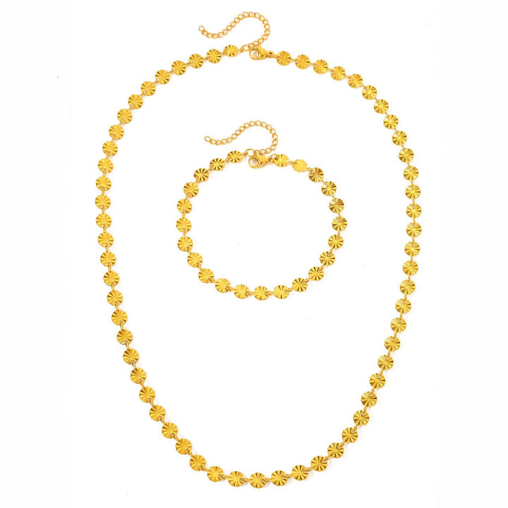 BowLift | Circle Spiral Bracelet and Necklace Set