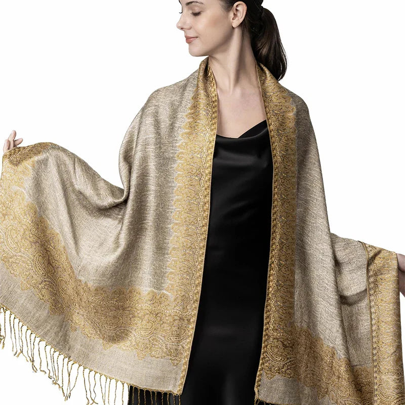 BowLift | Élégancea | Women's Scarf | Cashmere Feel | 70 × 190 cm | Luxury Print & Warm