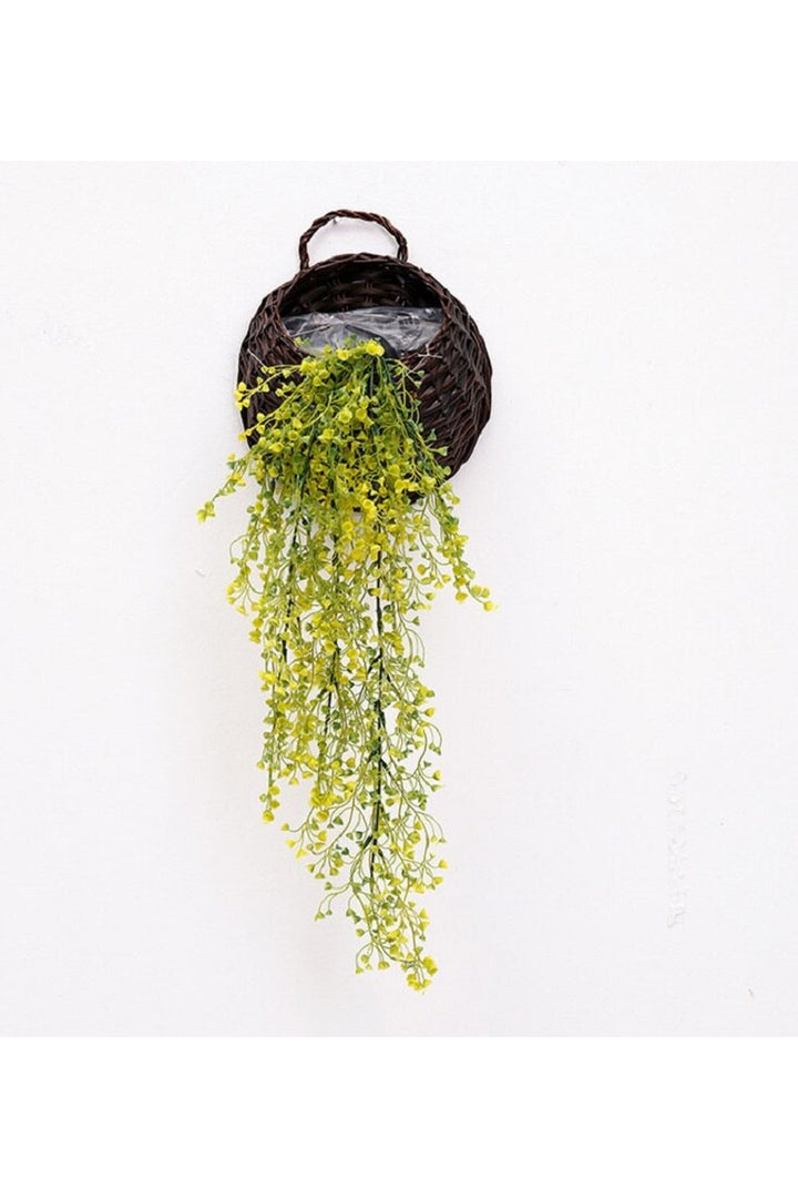 Rattan leaf wine ornament | Bowlift