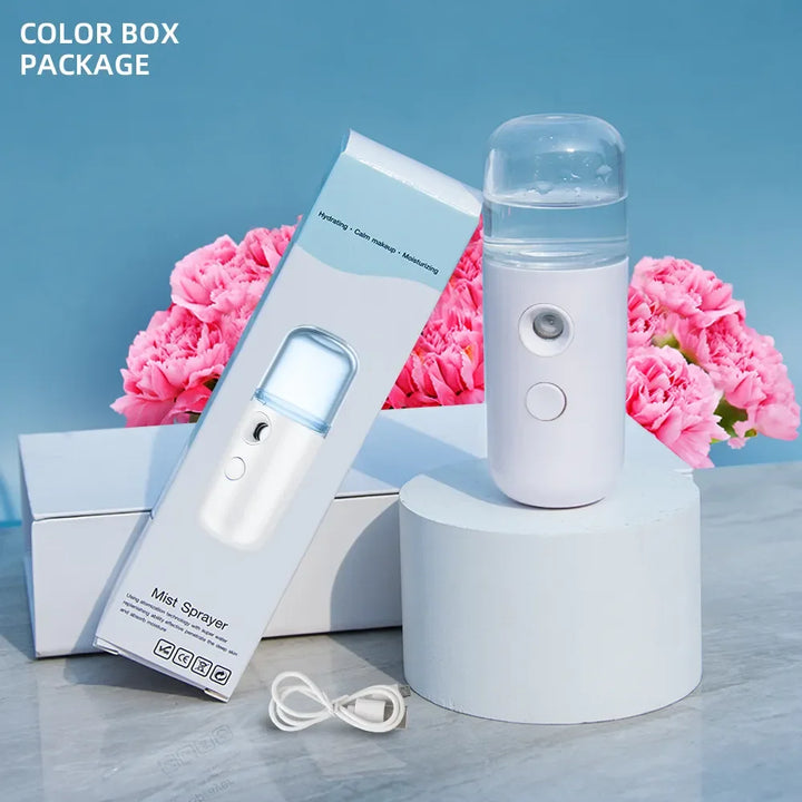 BowLift | Mistiva Facial Steamer | Nano Mist & USB | Cordless | 30 ml Tank