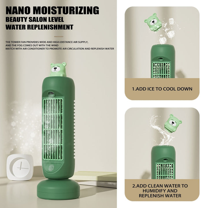 BowLift | Mini Bear Air Cooler Humidifier Fan