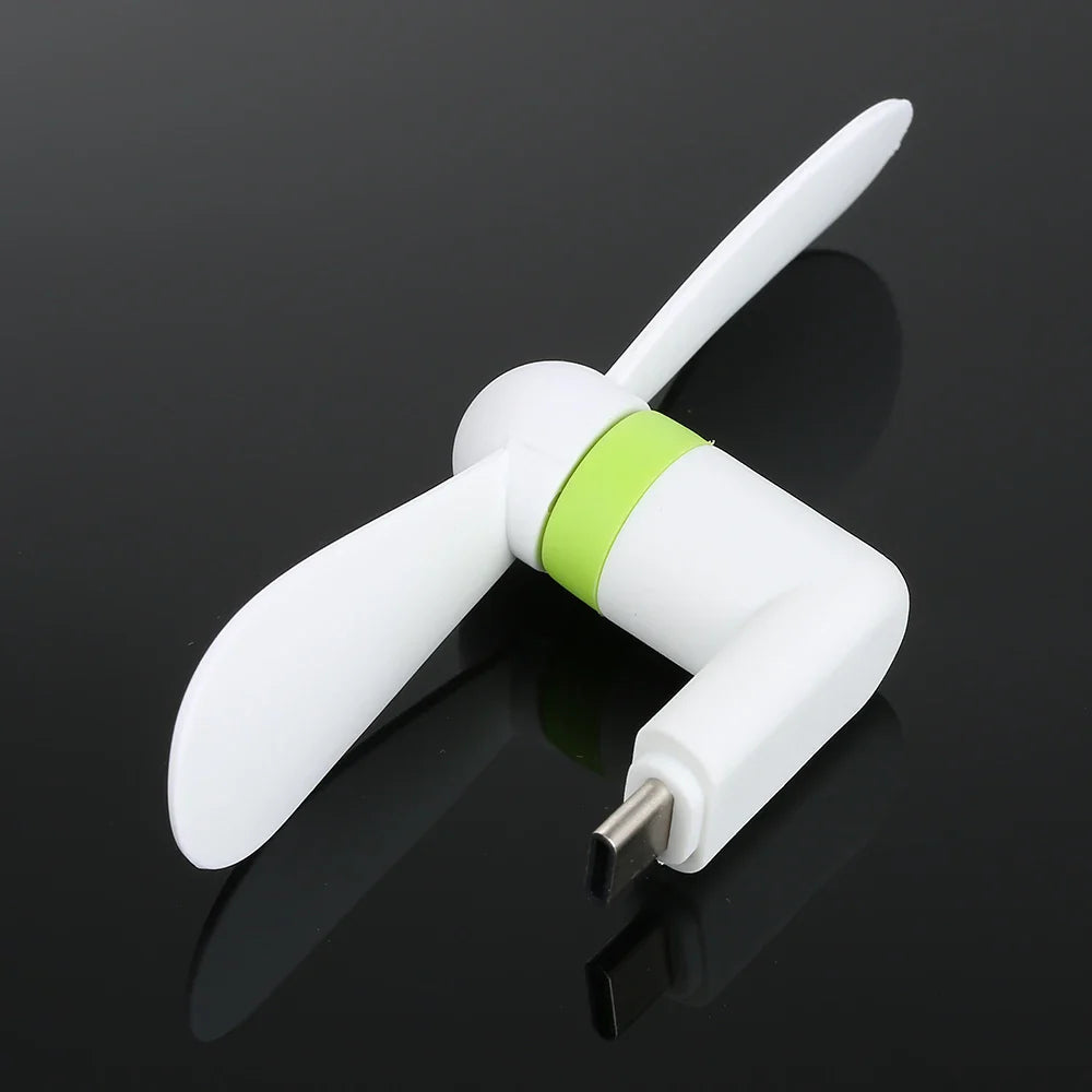 Creative Mini Portable Micro USB Fan - 5V 1W Mobile Phone USB Gadget Fans Tester for Type-C USB-C Cooling Hand Fan | Bowlift