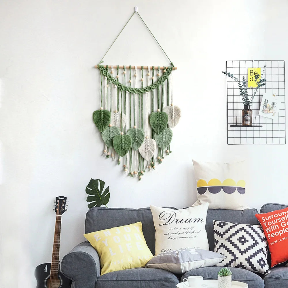 Blatt Macrame Wall Hanging