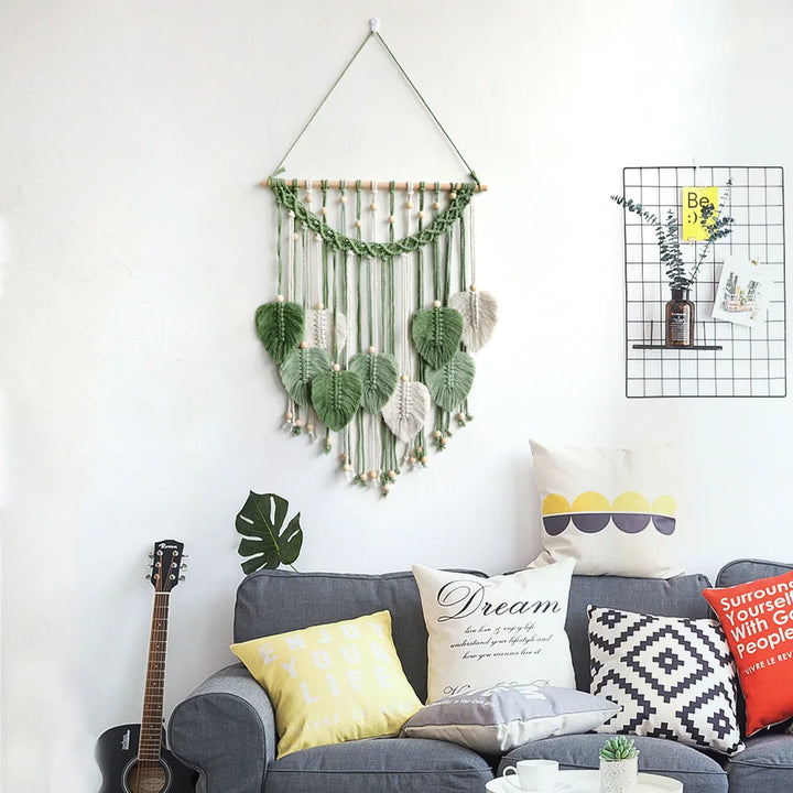 Blatt Macrame Wall Hanging