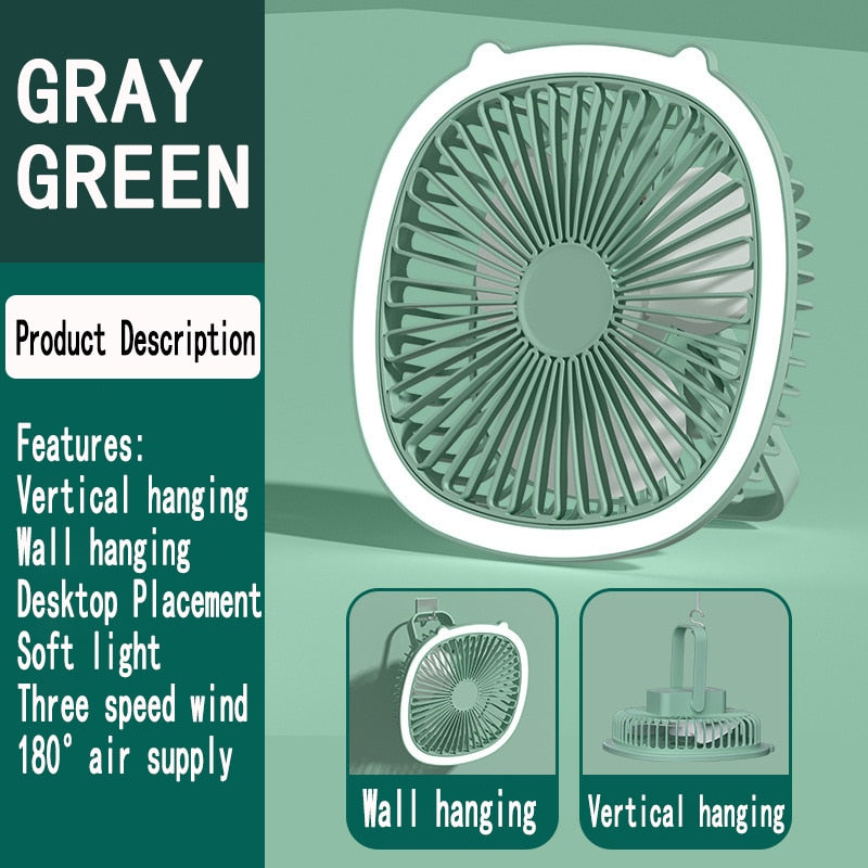 Compact Easy Mini Night Lamp USB Air Cooler | Bowlift