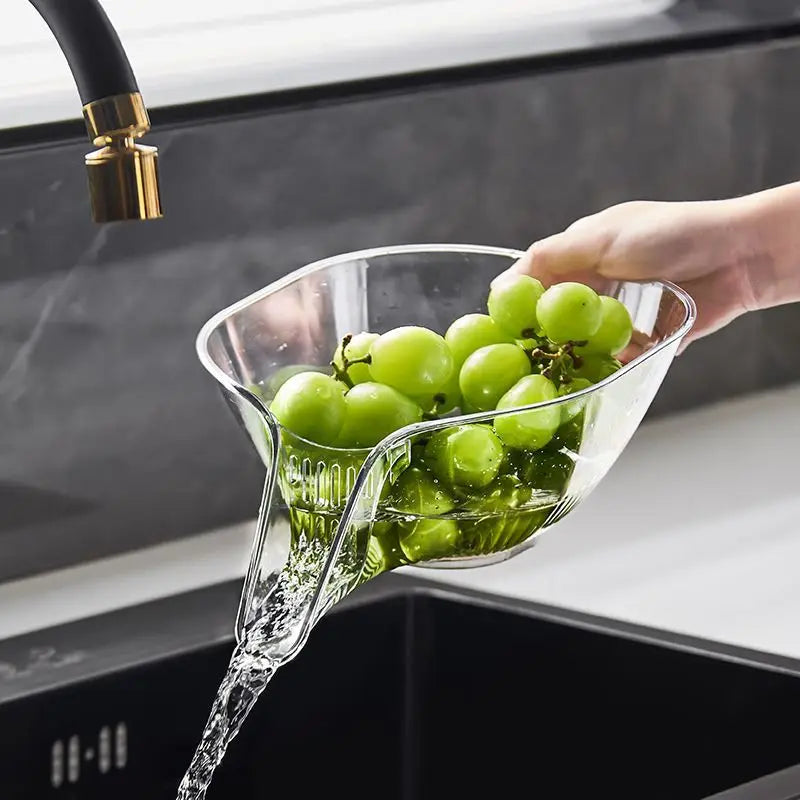 BowLift | Crystal Clear Multifunctional Kitchen Drain Basket