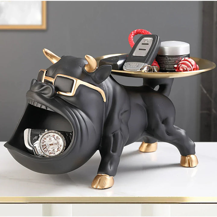 Fancy Bull Decorative Key Holder | Bowlift