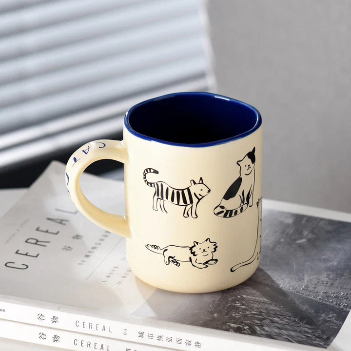 Are you a cat or a dog person coffee mug
