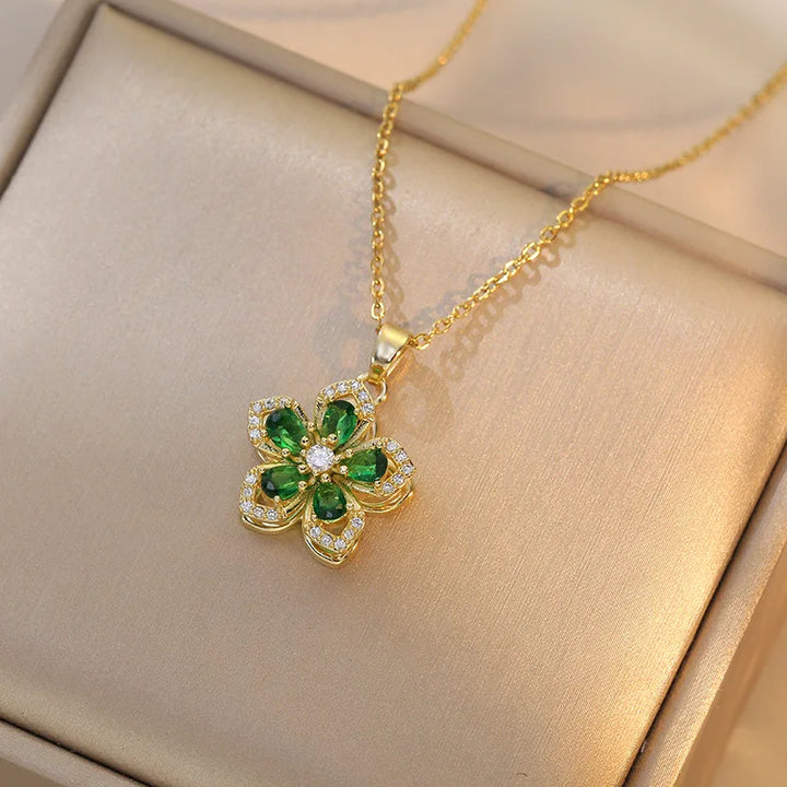 BowLift | Rotating Flower Necklace