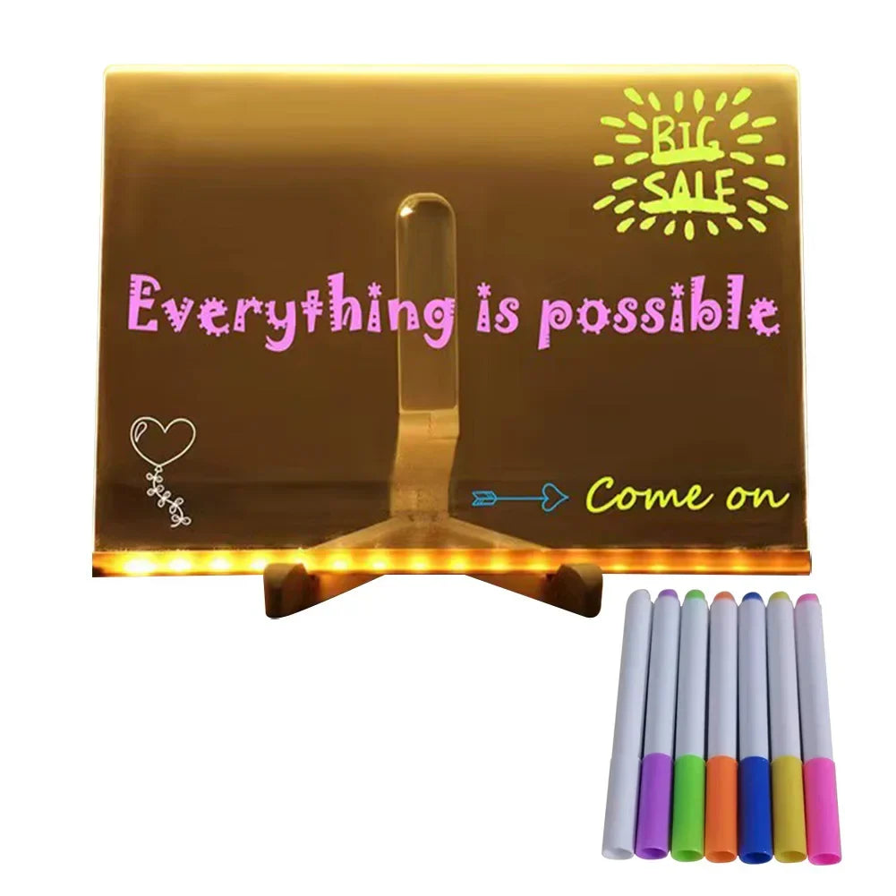 BowLift | Acrylic LED Erasable Writing Panel