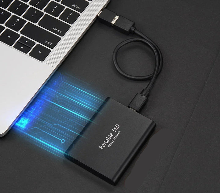 BowLift | Speedora Ultra External SSD | USB 3.1 Type-C | Up to 1000 MB/s | 128 GB | Compact & Shockproof