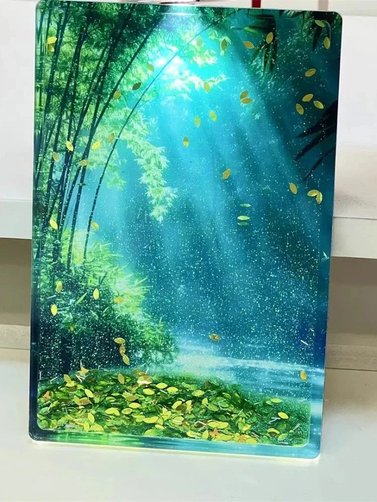 BowLift | Dynamic Early Morning Bamboo Forest Acrylic Decors