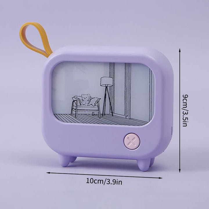 Mini Art TV Painting Decor Night Lamp | Bowlift