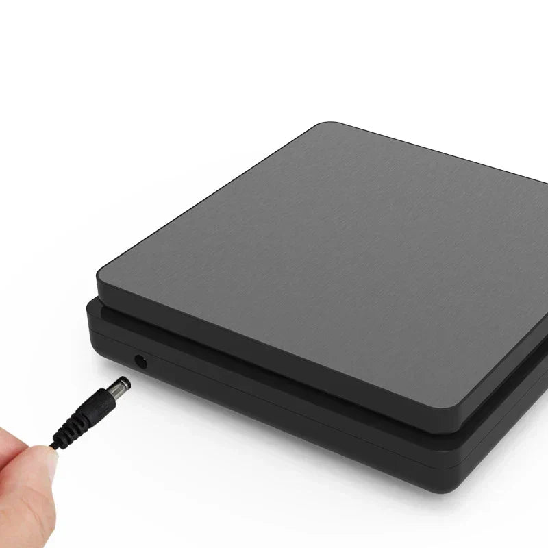 BowLift | 5 kg/0.1 g and 10 kg/1 g digital electronic kitchen scale, LCD display, fully waterproof stainless steel weighing tool for baking