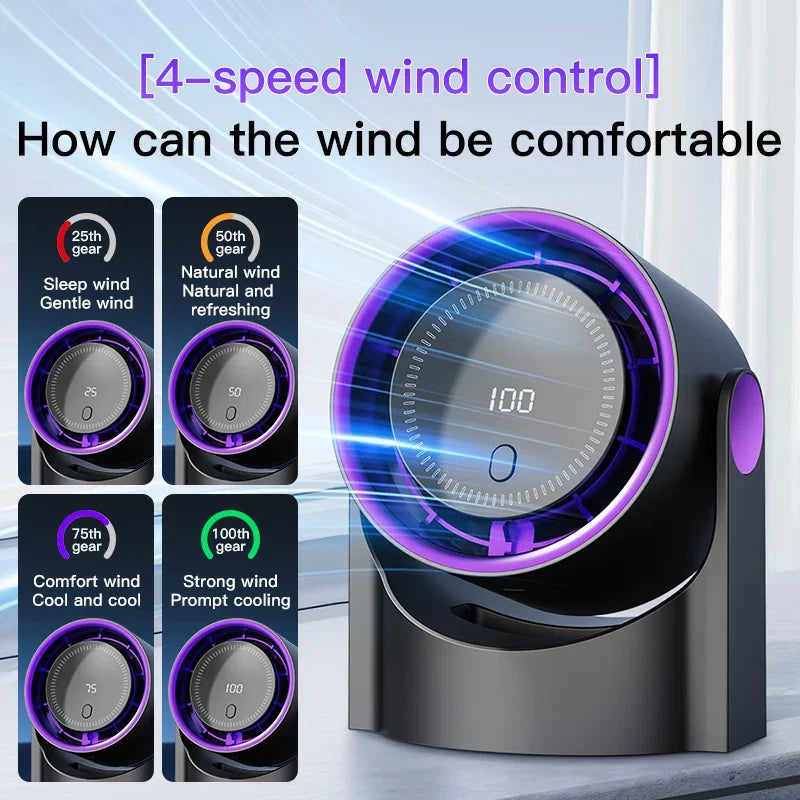 BowLift | Airiqo USB Fan | Portable, whisper-quiet and energy-efficient with 100 levels