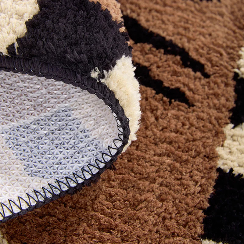 Swallowtail Fluffy Bath Mat | Bowlift