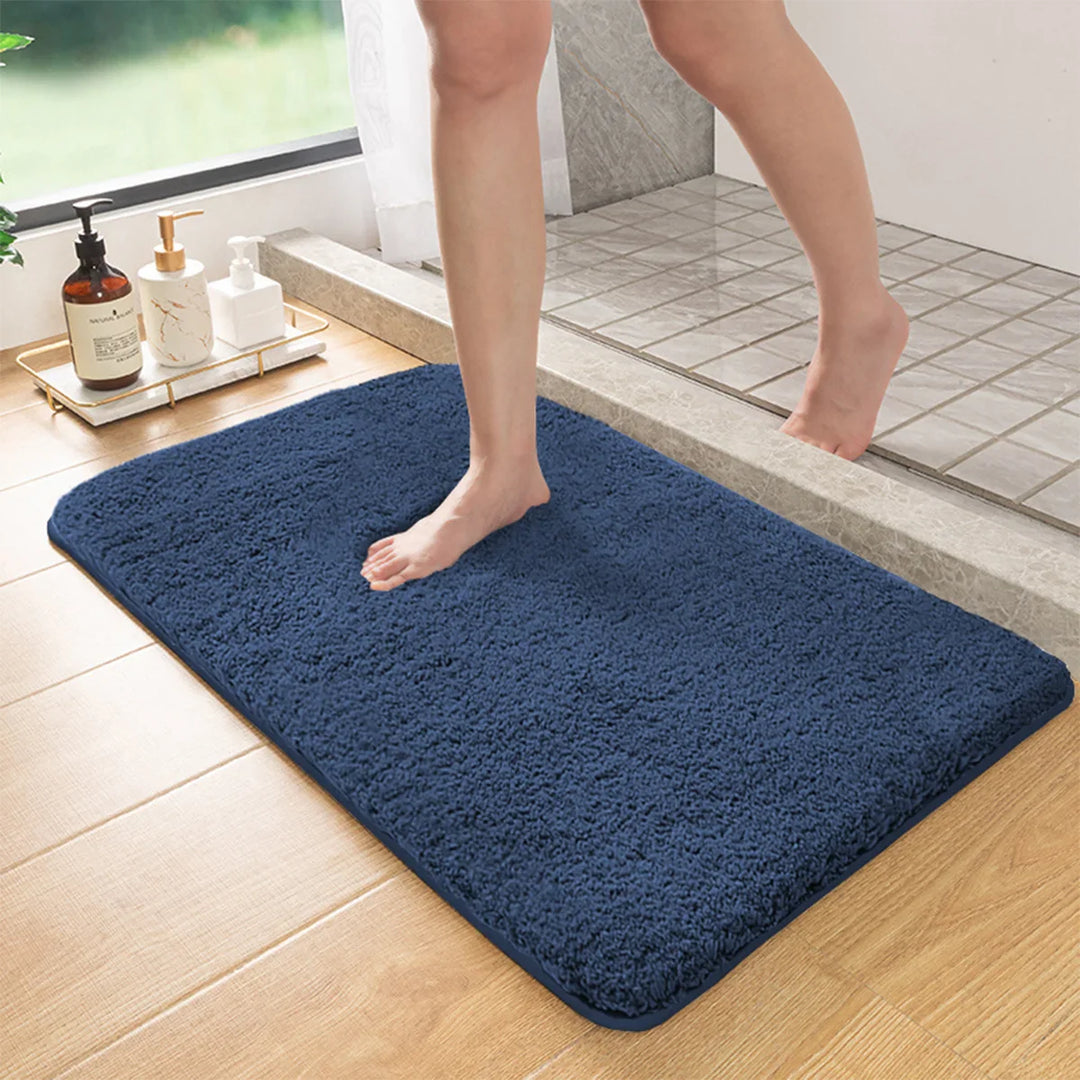 BowLift | Long-pile, Absorbent Bath Mat With Anti-slip