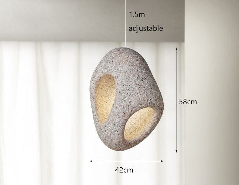 BowLift | Modern Creative LED Pendant Lamp Wabi Sabi