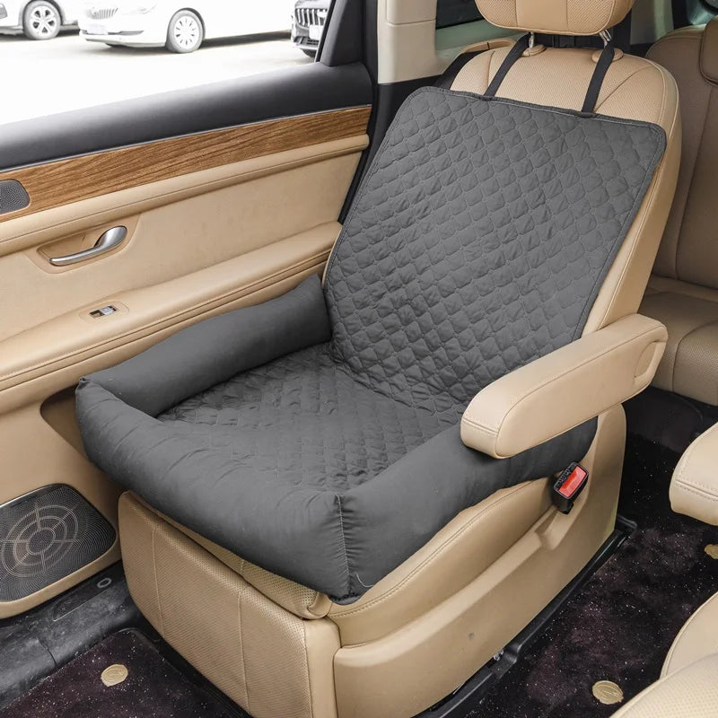 BowLift | Pawmodo Waterproof Dog Car Seat Cover | Portable Travel Bed for Car | Anti-Soil | For Small & Medium Dogs