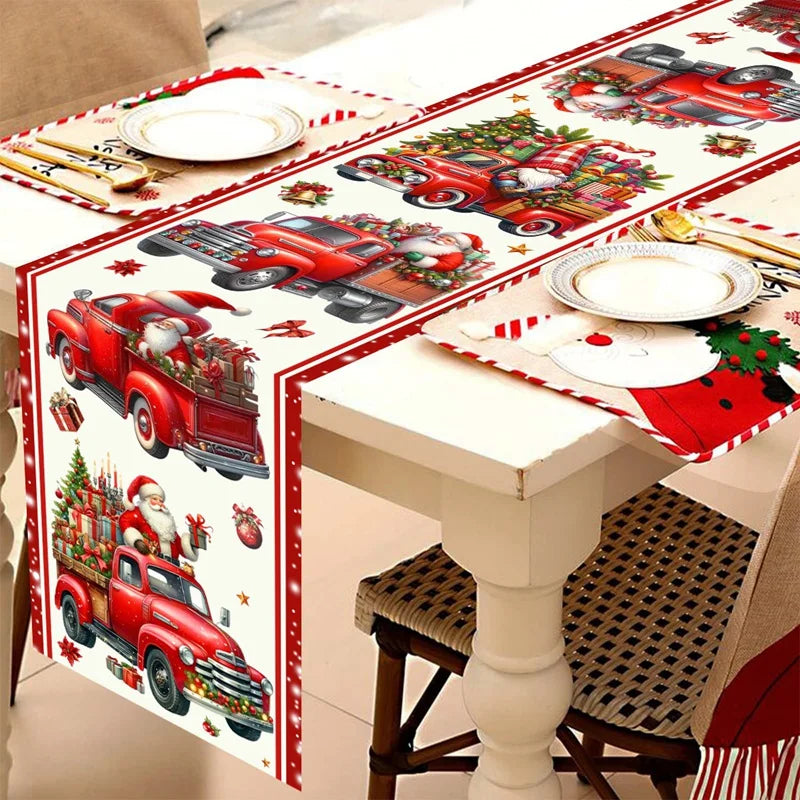 BowLift | Christmas Table Runner Festivia | 180×35 cm | Elegant & Festive | Table Decoration for Christmas & New Year 2025/2026