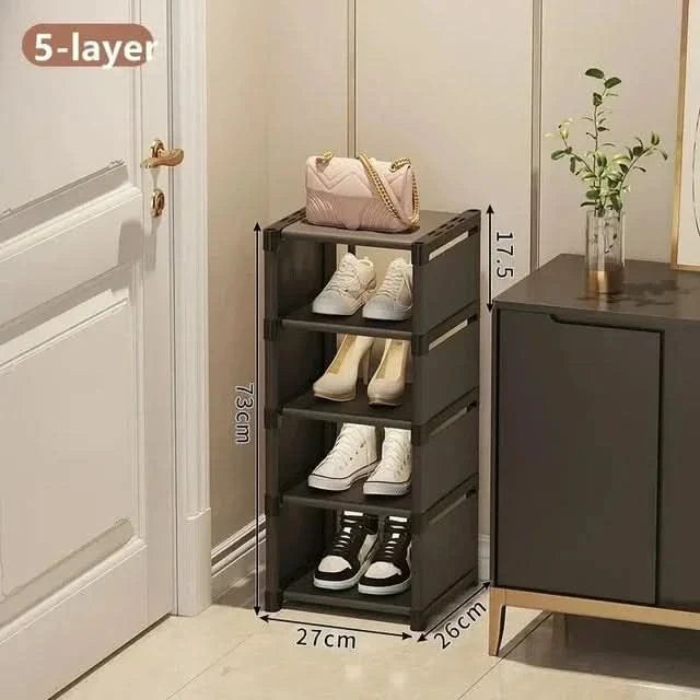 BowLift | SHOECORNER RACK – Stackable shoe rack for corners – Space-saving organization with style