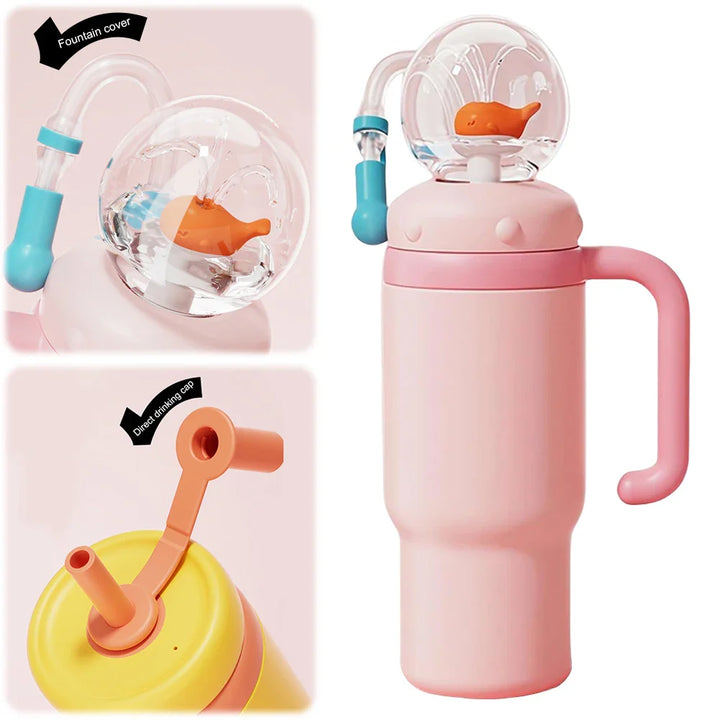BowLift | Whale Fountain Water Bottle