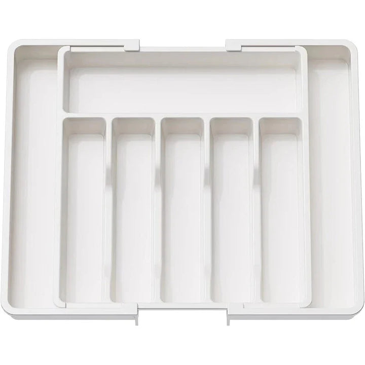 BowLift | Modulora Cutlery Drawer Insert | Expandable Cutlery Organizer | Adjustable Storage System Made of PP | 38×35 cm