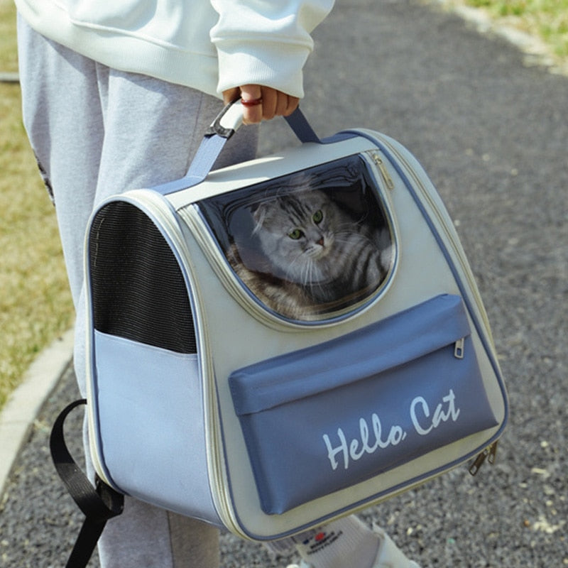 BowLift | Breathable Transparent Pet Cat Carrier Bag