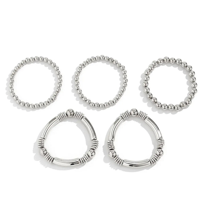 BowLift | 5pc Beaded Bracelet Stack Set