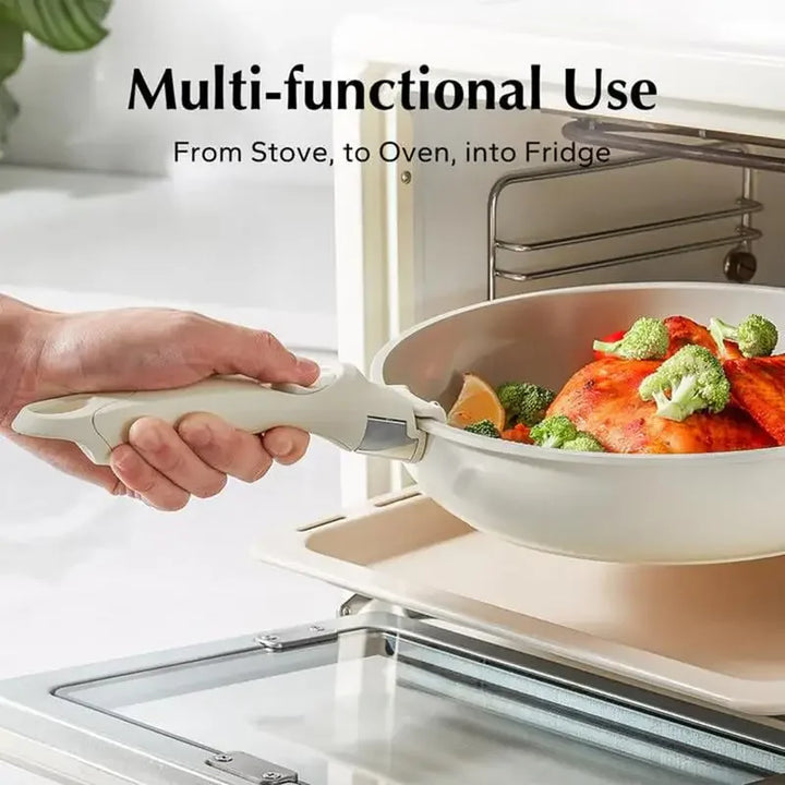 BowLift | Flexigrip Detachable Universal Pot Handle | Heat Resistant & Ergonomic | For Pans & Pots | One-Hand Operation