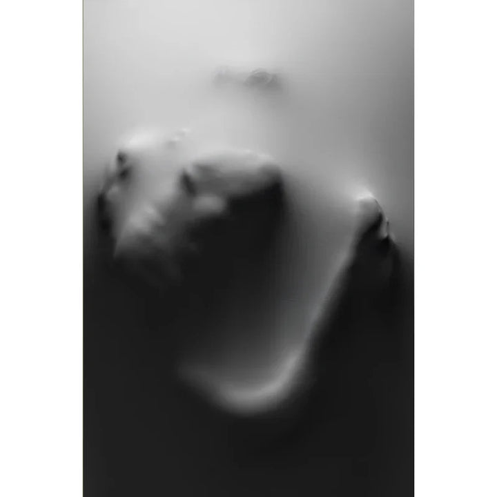 Modern Art Abstract Ghostly Figures In The Wall Canvas Prints Black White Wall Art Posters Pictures For Living Room Bedroom Art Decor | Bowlift