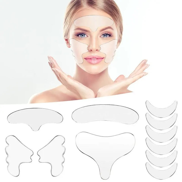 BowLift | Reusable Anti Wrinkle Silicone Sticker 16 Pcs