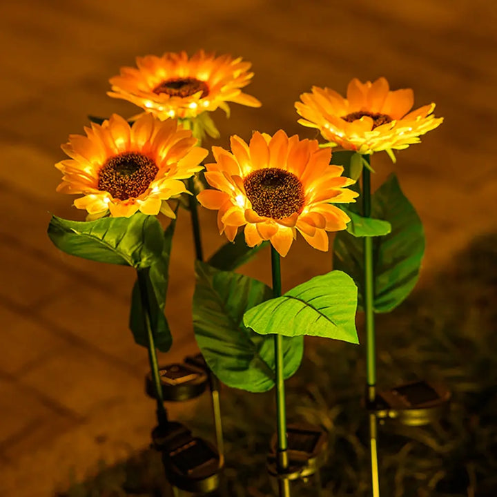 SolarBloom – Realistic Sunflower Garden Lamp for Outdoors Bowlift